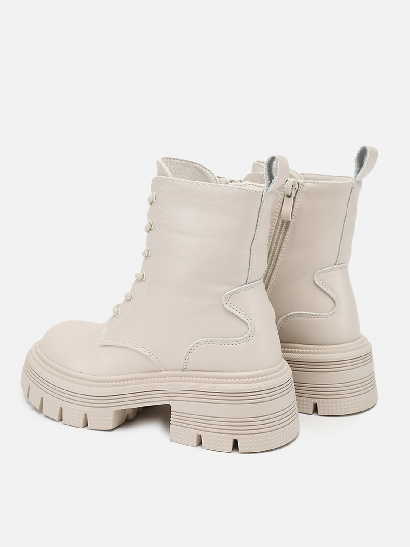 Ботинки для девочки  цвет бежевый ЦБ-00286665 модель ЦБ-00286665 Фото