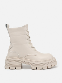 Ботинки для девочки  цвет бежевый ЦБ-00286665 модель ЦБ-00286665 Фото