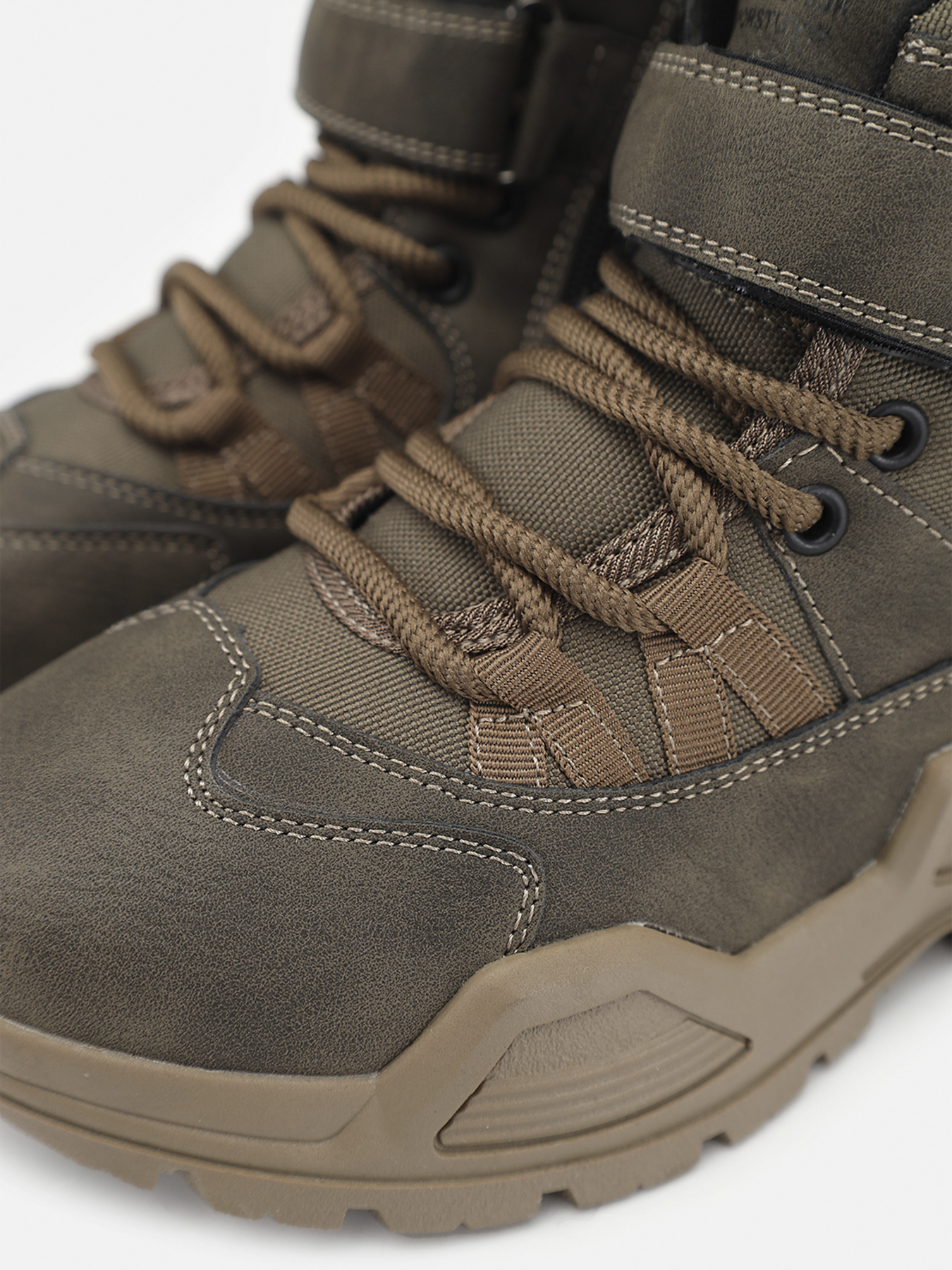 Ботинки для мальчика  цвет коричневый ЦБ-00286671 модель ЦБ-00286671 Фото