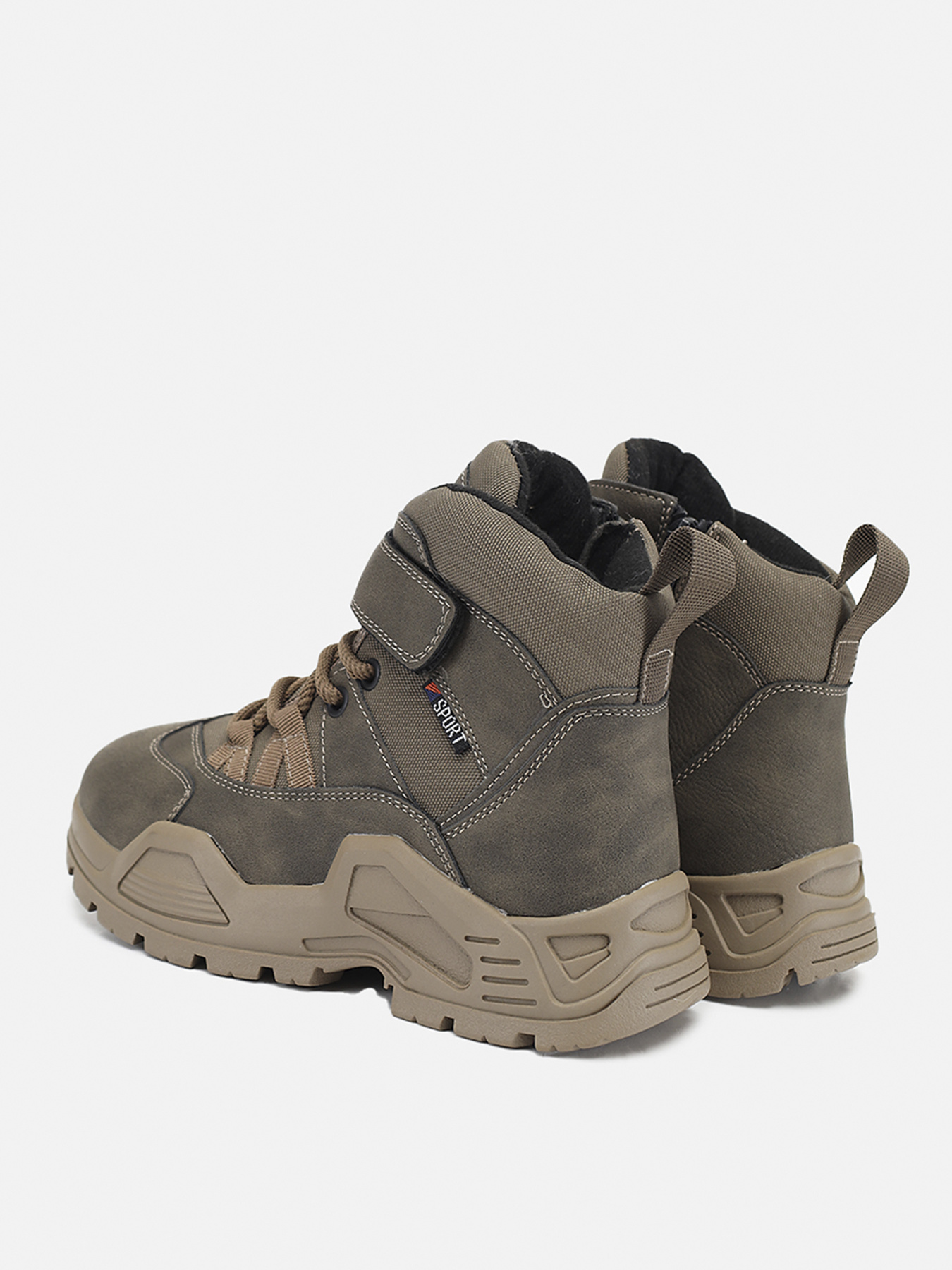 Ботинки для мальчика  цвет коричневый ЦБ-00286671 модель ЦБ-00286671 Фото