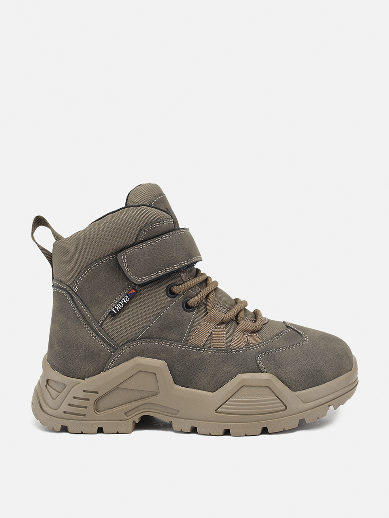 Ботинки для мальчика  цвет коричневый ЦБ-00286671 модель ЦБ-00286671 Фото