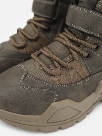 Ботинки для мальчика  цвет коричневый ЦБ-00286671 модель ЦБ-00286671 Фото