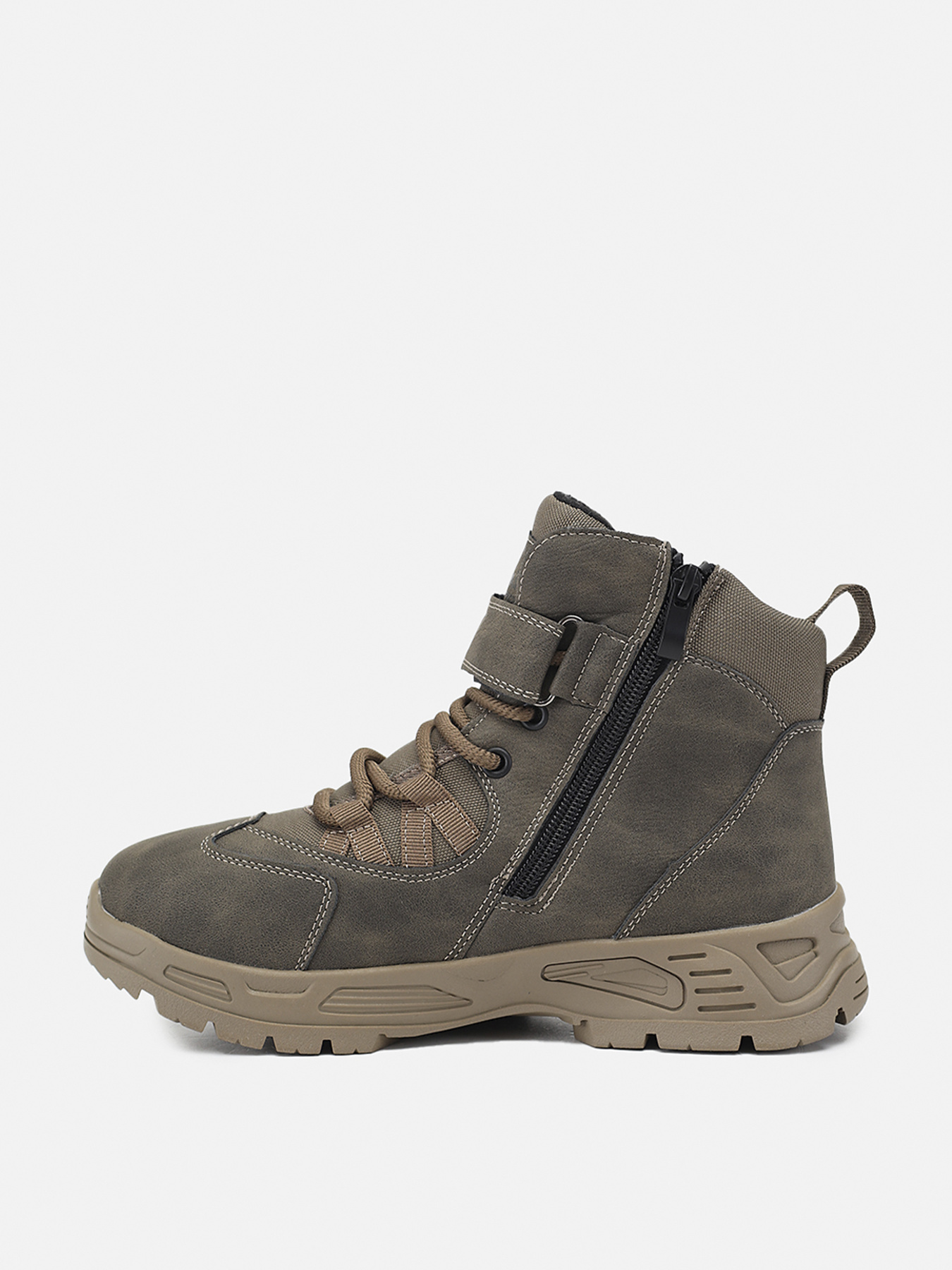 Ботинки для мальчика  цвет коричневый ЦБ-00286673 модель ЦБ-00286673 Фото