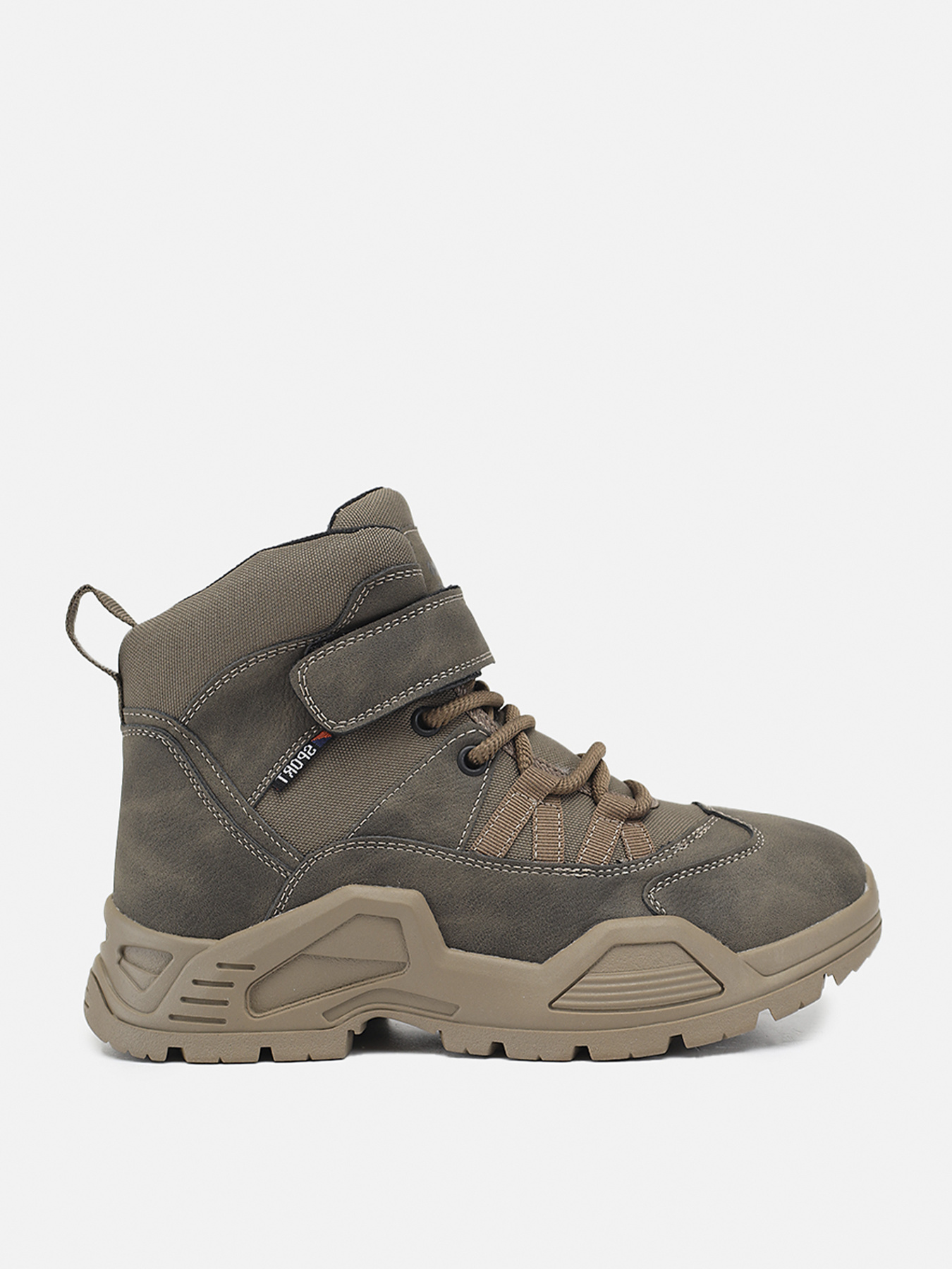 Ботинки для мальчика  цвет коричневый ЦБ-00286673 модель ЦБ-00286673 Фото