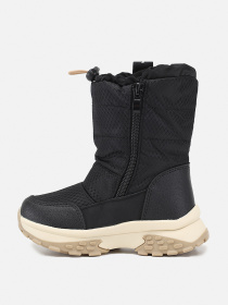 Дутики для девочки  цвет черный ЦБ-00286674 модель ЦБ-00286674 Фото