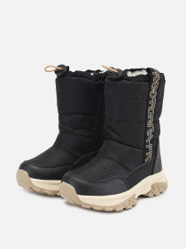 Дутики для девочки  цвет черный ЦБ-00286674 модель ЦБ-00286674 Фото