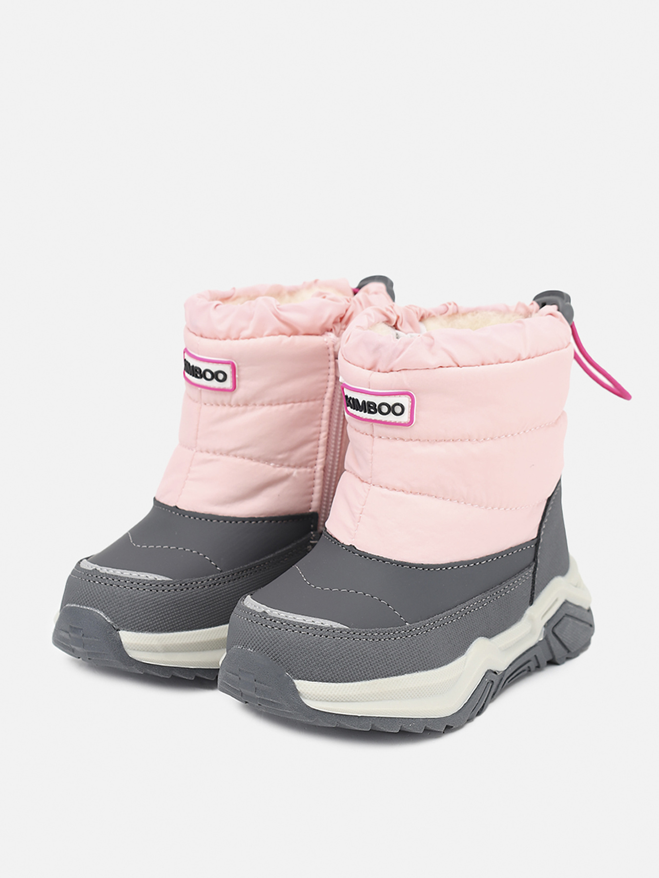 Дутики для девочки  цвет розовый ЦБ-00286681 модель ЦБ-00286681 Фото