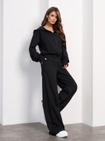 Спортивный костюм ISSA Plus модель 15039A_черный Фото