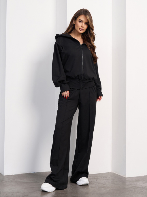 Спортивный костюм ISSA Plus модель 15039A_черный Фото