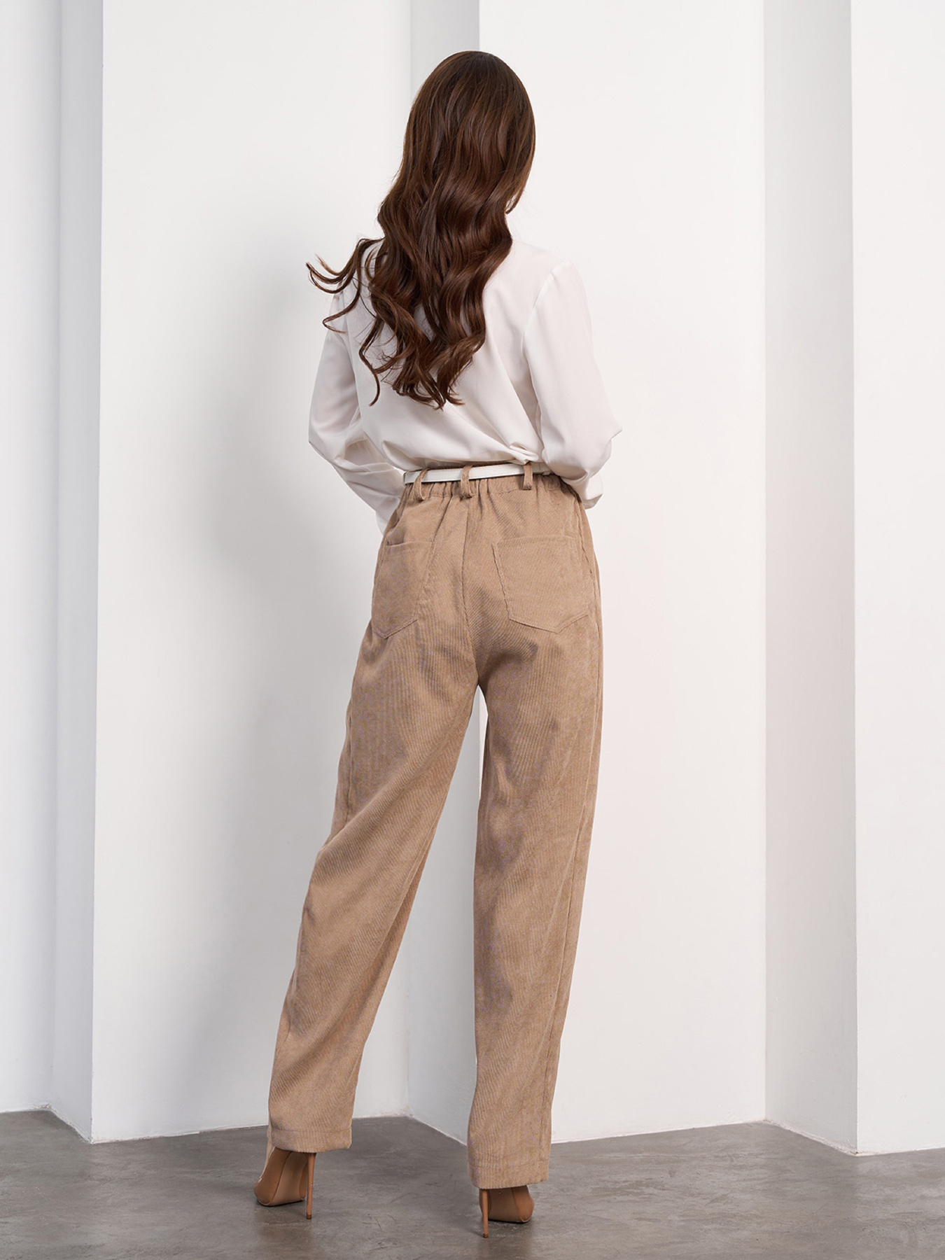 Жіночі брюки модель 15475B_бежевый Фото