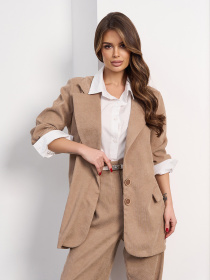 Пиджаки модель 15475P_бежевый Фото