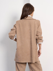 Піджак ISSA Plus модель 15475P_бежевый Піджак ISSA Plus модель 15475P_бежевый Фото