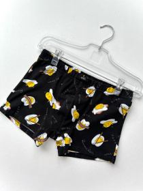 Мужские боксеры, цвет Черный принт Eggs модель 995-18_Eggs Фото