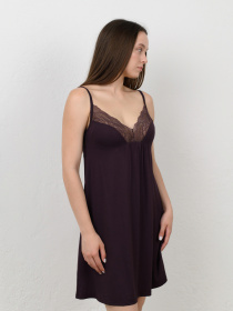 Ночная рубашка N.EL модель 1293-92_shokolad Фото