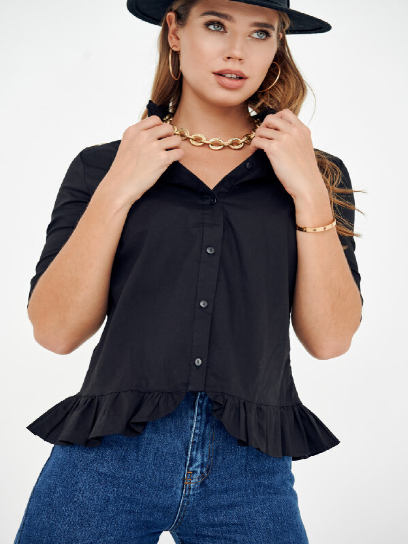 Рубашка повседневная Gepur модель 37779 Фото