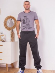 Спортивні штани ISSA Plus модель GN-402_darkgray Фото