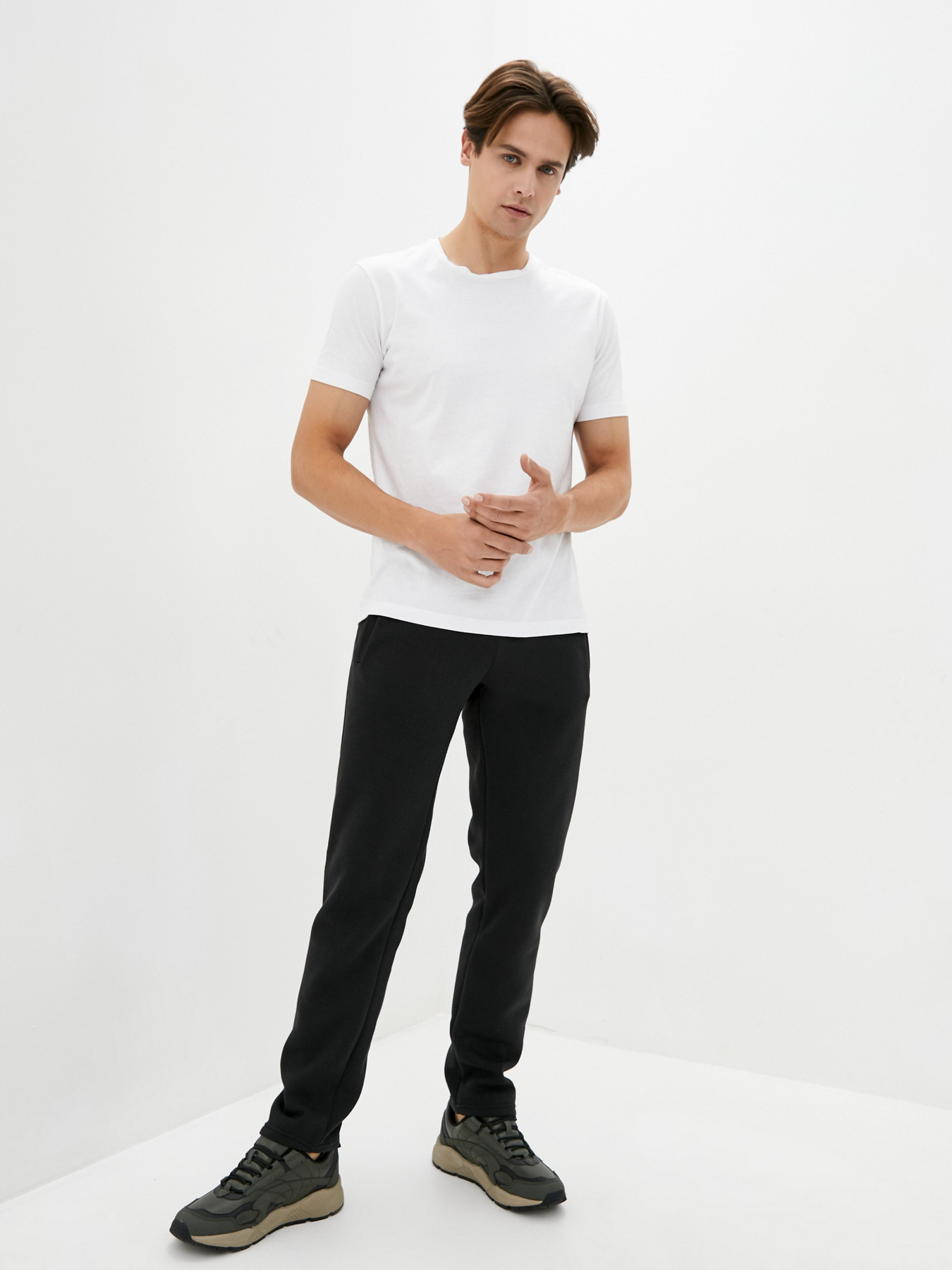 Штаны спортивные ISSA Plus модель GN-405_black Фото