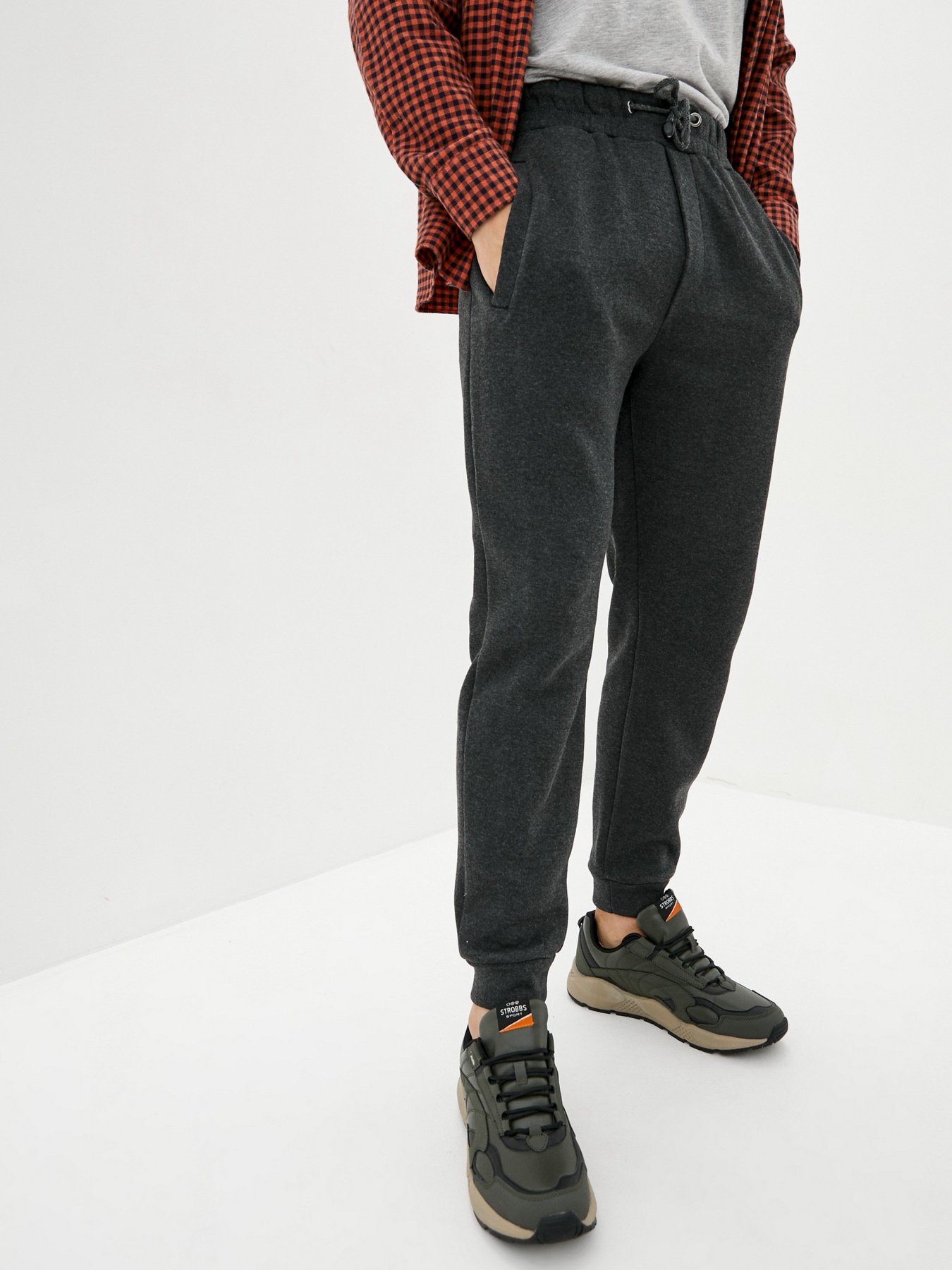 Штаны спортивные ISSA Plus модель GN-405_darkgray Фото