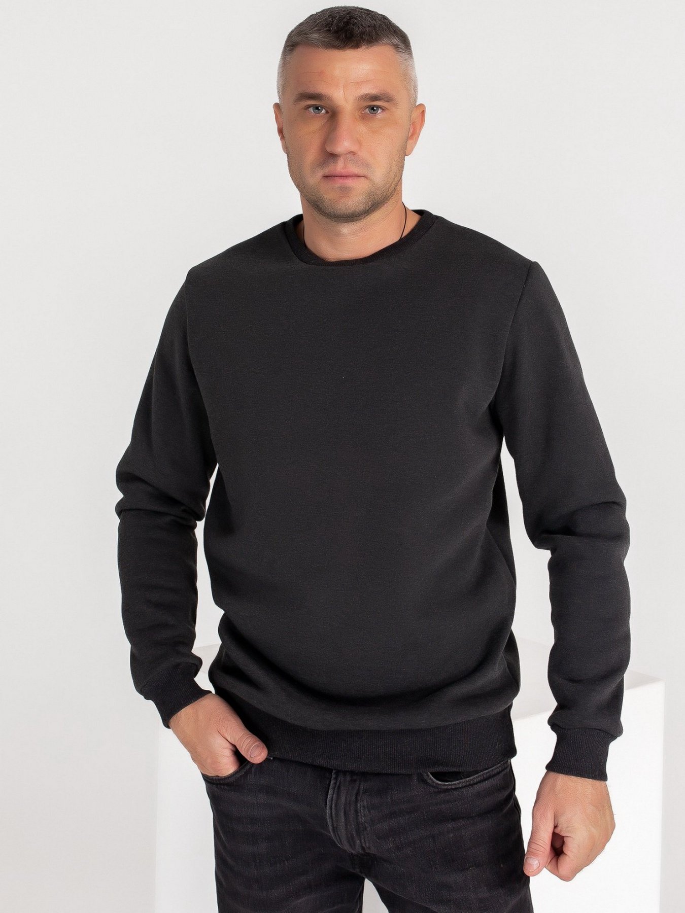 Світшот ISSA Plus Модель GN-401_darkgray Фото