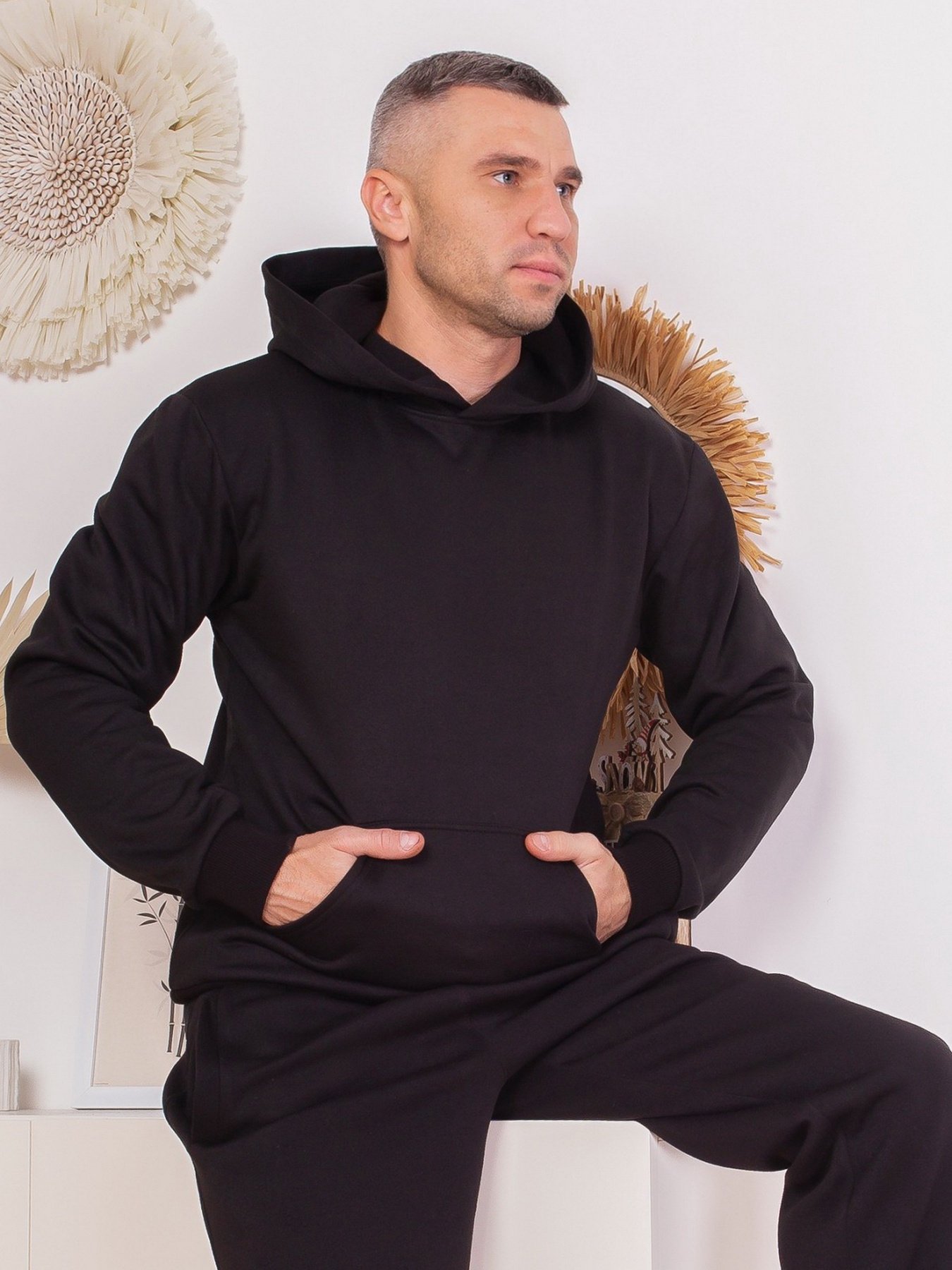 Худі ISSA Plus модель GN-403_black Фото