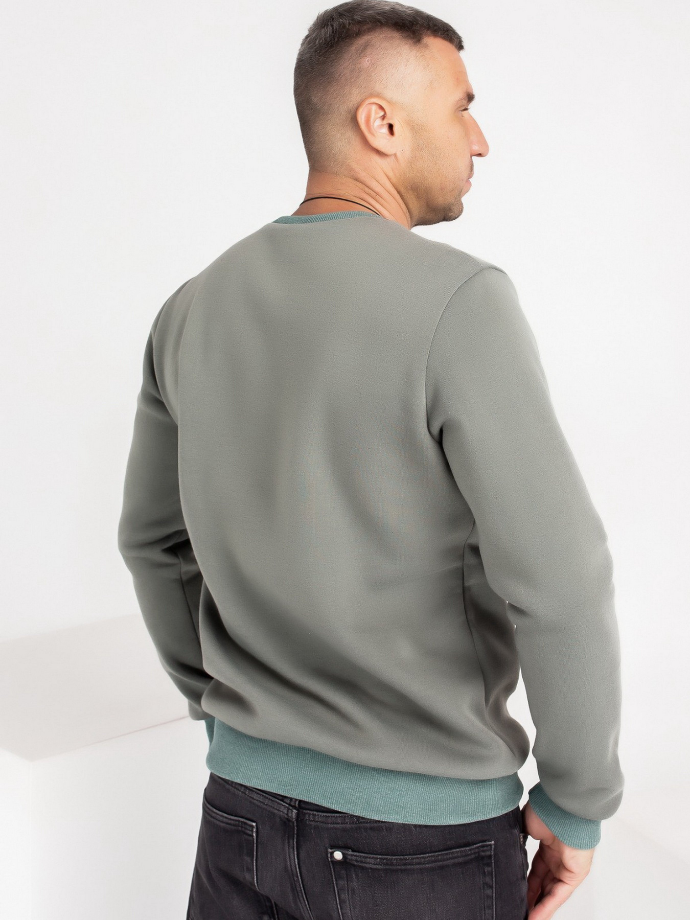 Свитшот ISSA Plus модель GN-401_hacks Фото