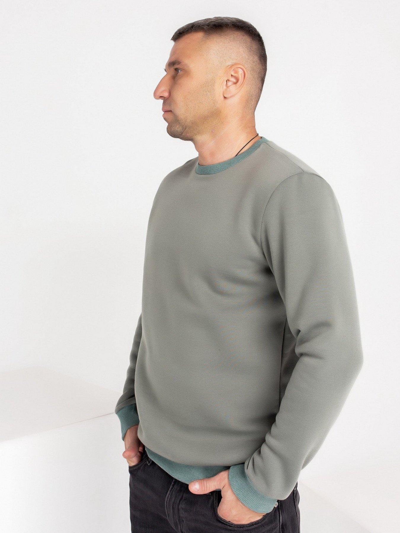 Світшот ISSA Plus модель GN-401_hacks Світшот ISSA Plus модель GN-401_hacks Фото