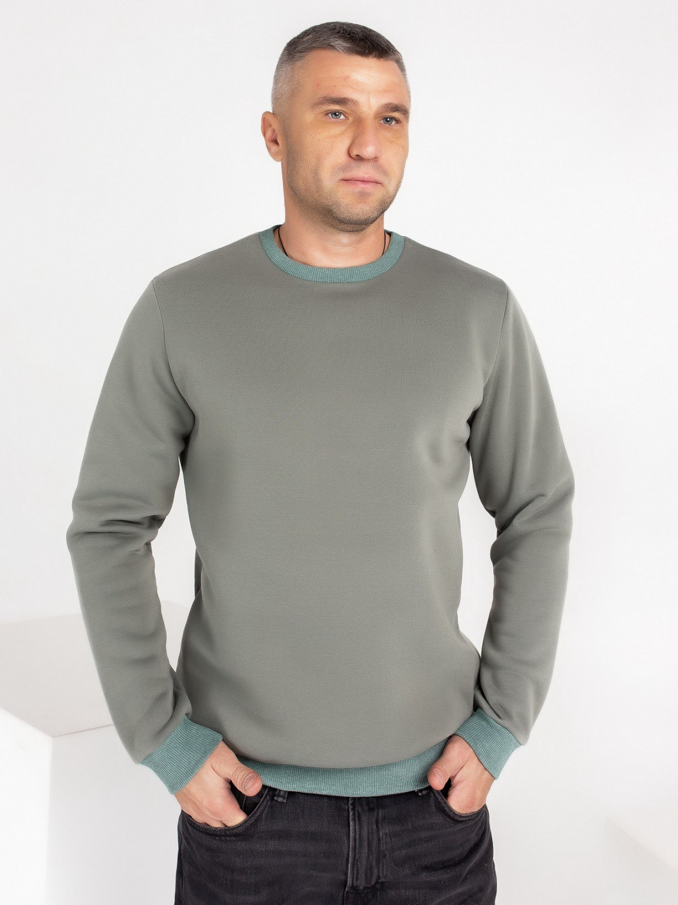 Світшот ISSA Plus модель GN-401_hacks Світшот ISSA Plus модель GN-401_hacks Фото