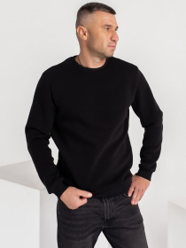 Світшот ISSA Plus модель GN-401_black Фото