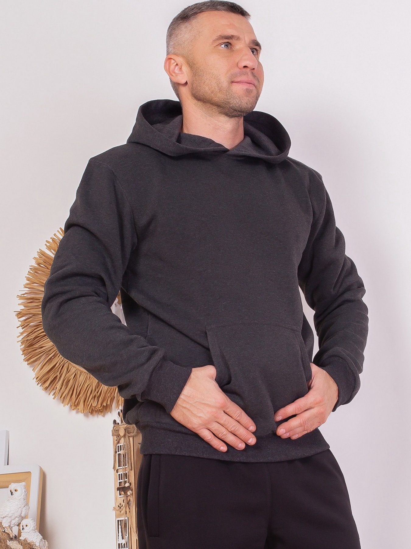 Худи ISSA Plus модель GN-403_gray Фото