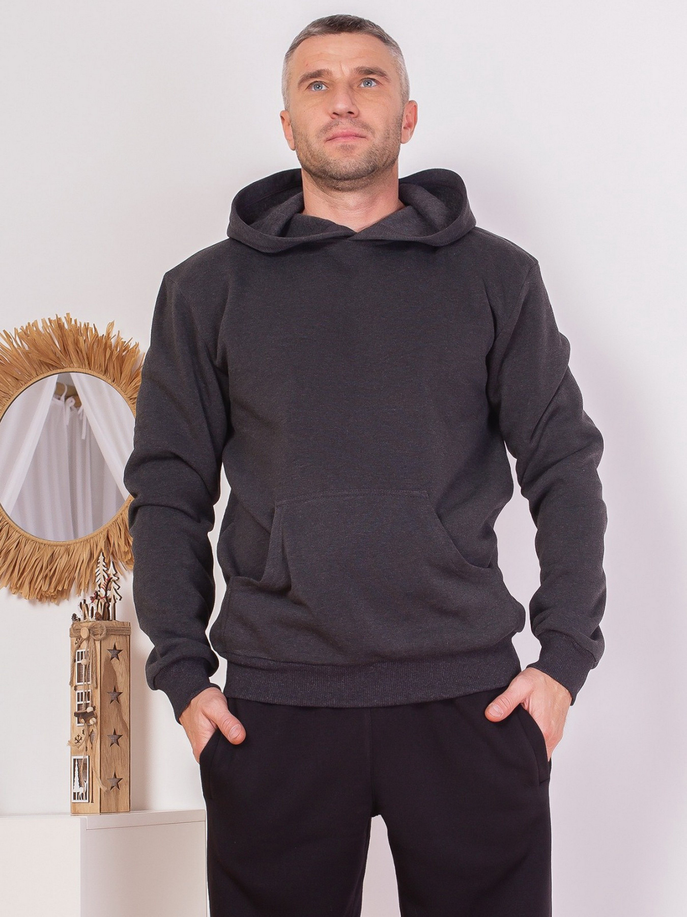 Худи ISSA Plus модель GN-403_gray Фото