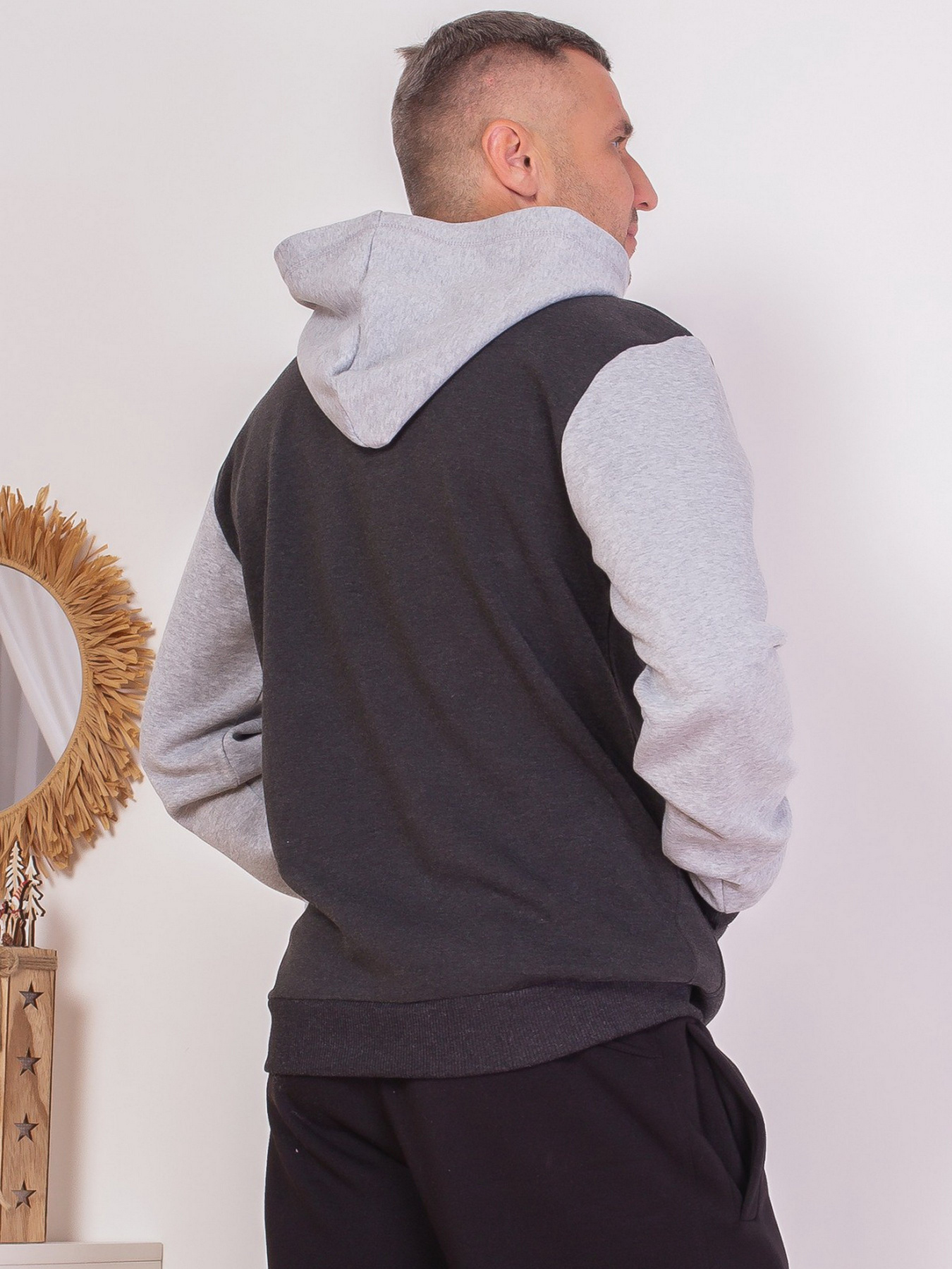 Худи ISSA Plus модель GN-403_darkgray Фото