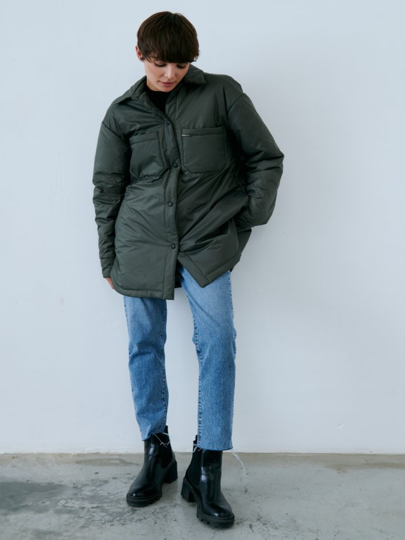 Демисезонная куртка Gepur модель 39733 Демисезонная куртка Gepur модель 39733 Фото