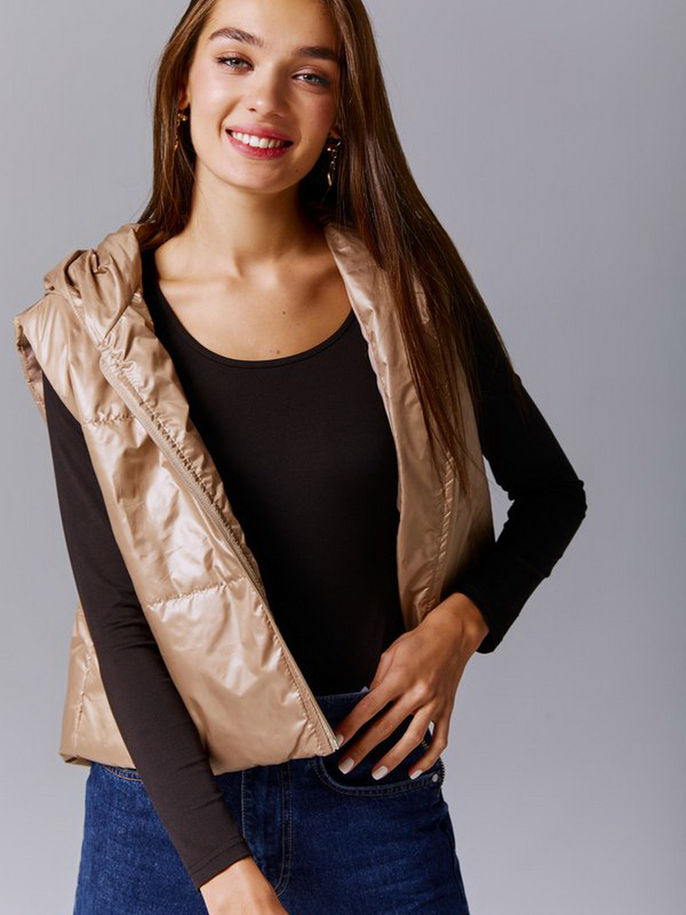 Утеплений жилет Gepur модель 39999 Фото