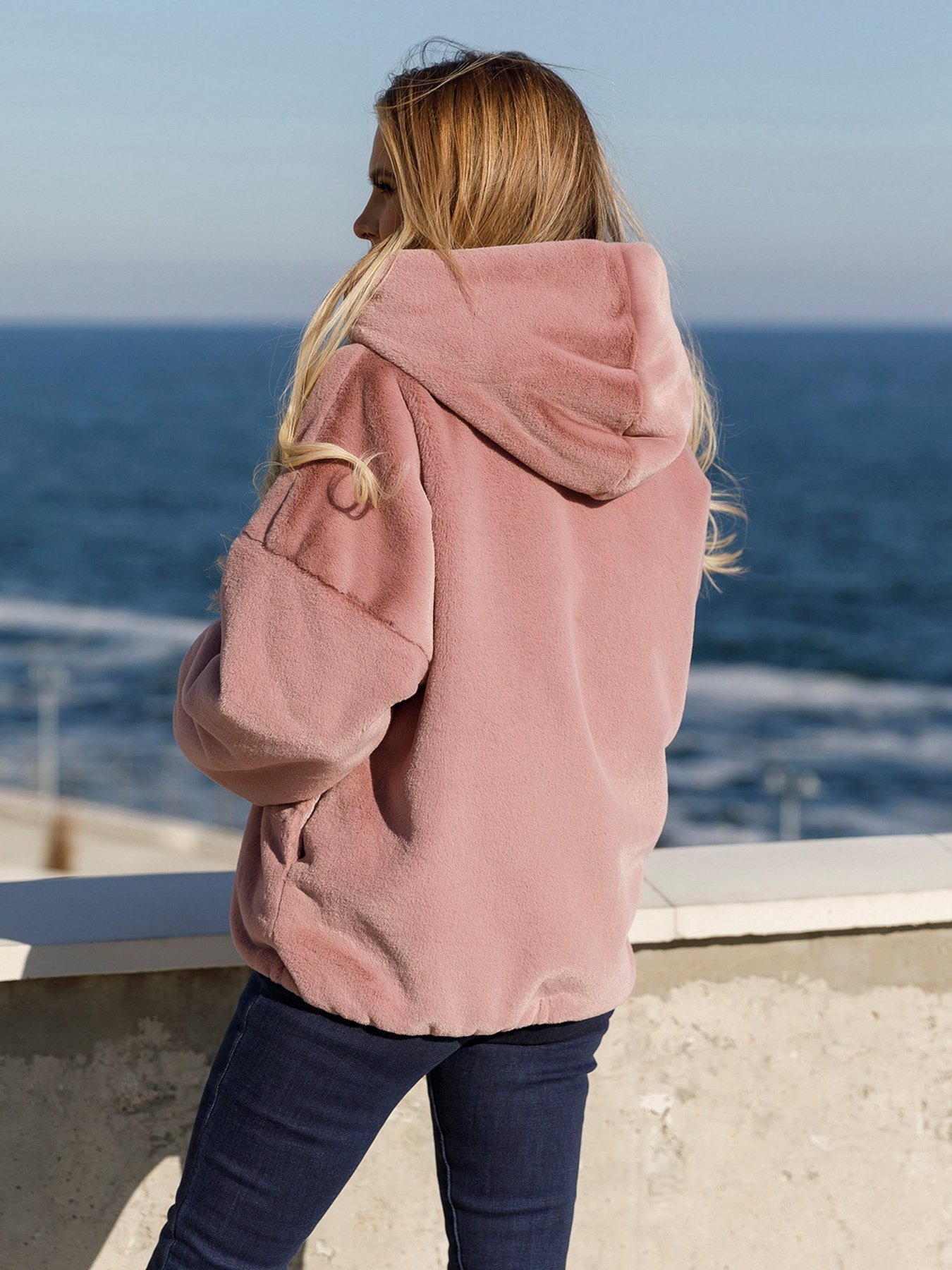 Шуба ISSA Plus модель 12977_lilac Фото