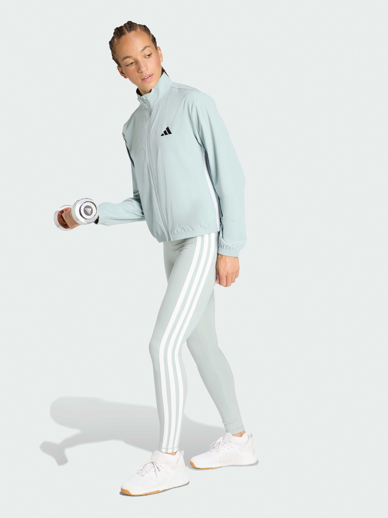 Куртка Train Essentials 3-Stripes Woven Warm-Up Jack модель KC5489 Фото