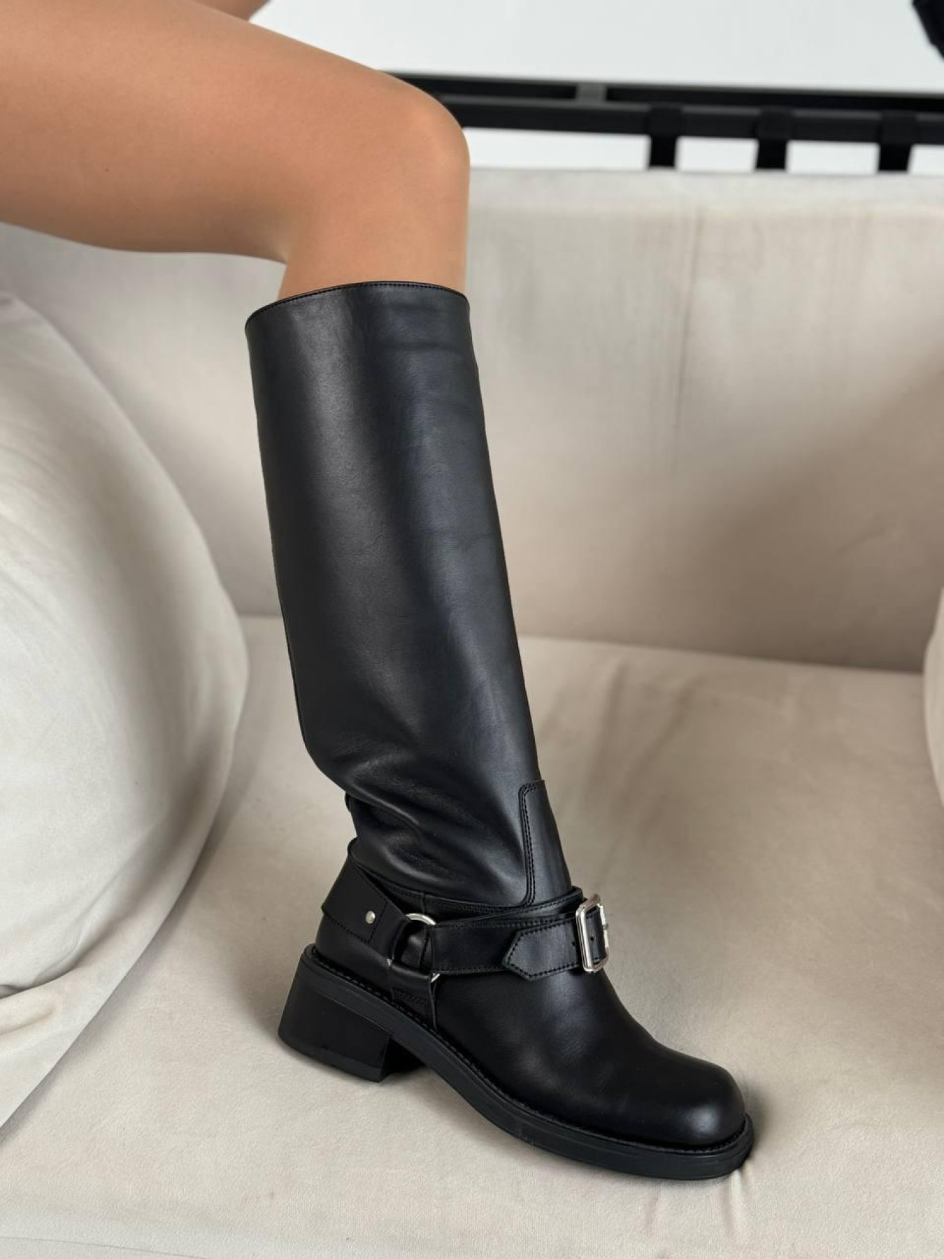 И Чобит 535 кожа 13 черная/ Haily черная/КП 38 модель P_197791-S38_238777 Фото