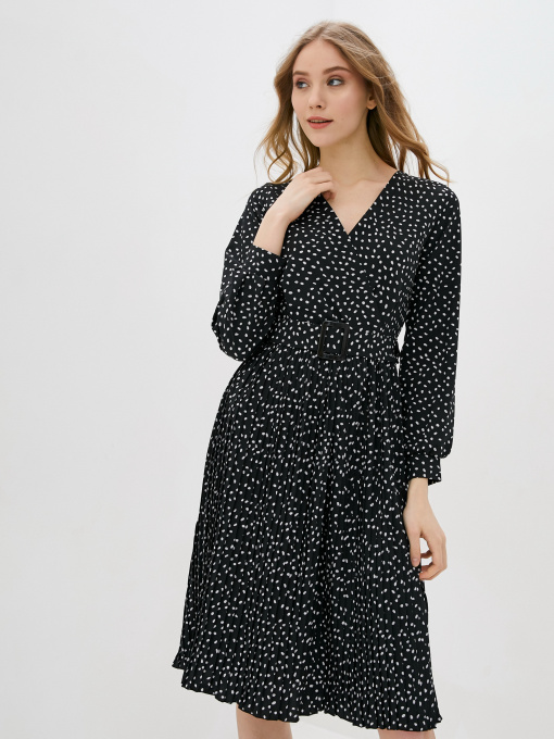 Платье мини ISSA Plus модель 13098_black Фото