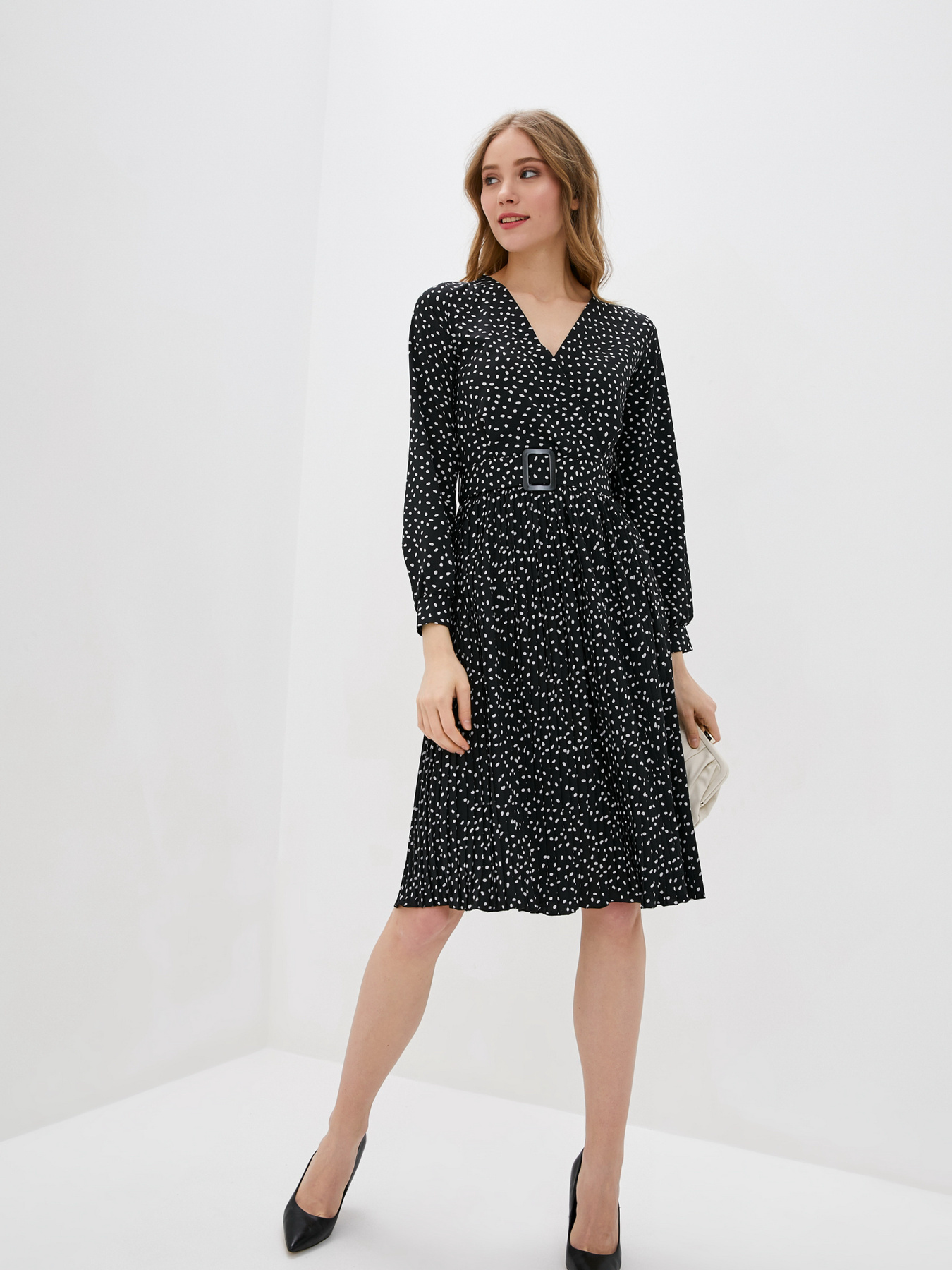 Сукня міні ISSA Plus модель 13098_black Фото