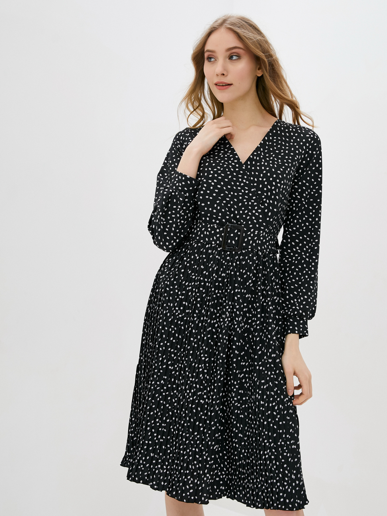 Сукня міні ISSA Plus модель 13098_black Фото