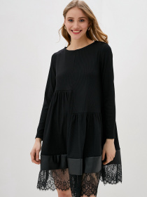 Сукня міні ISSA Plus модель 13097_black Фото