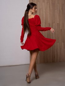 Платье мини ISSA Plus модель 13114_red Фото