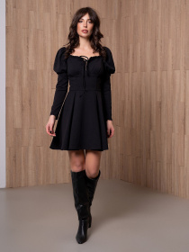 Сукня міні ISSA Plus модель 13114_black Фото