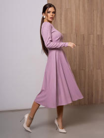 Сукня міді ISSA Plus модель 13096_lilac Фото