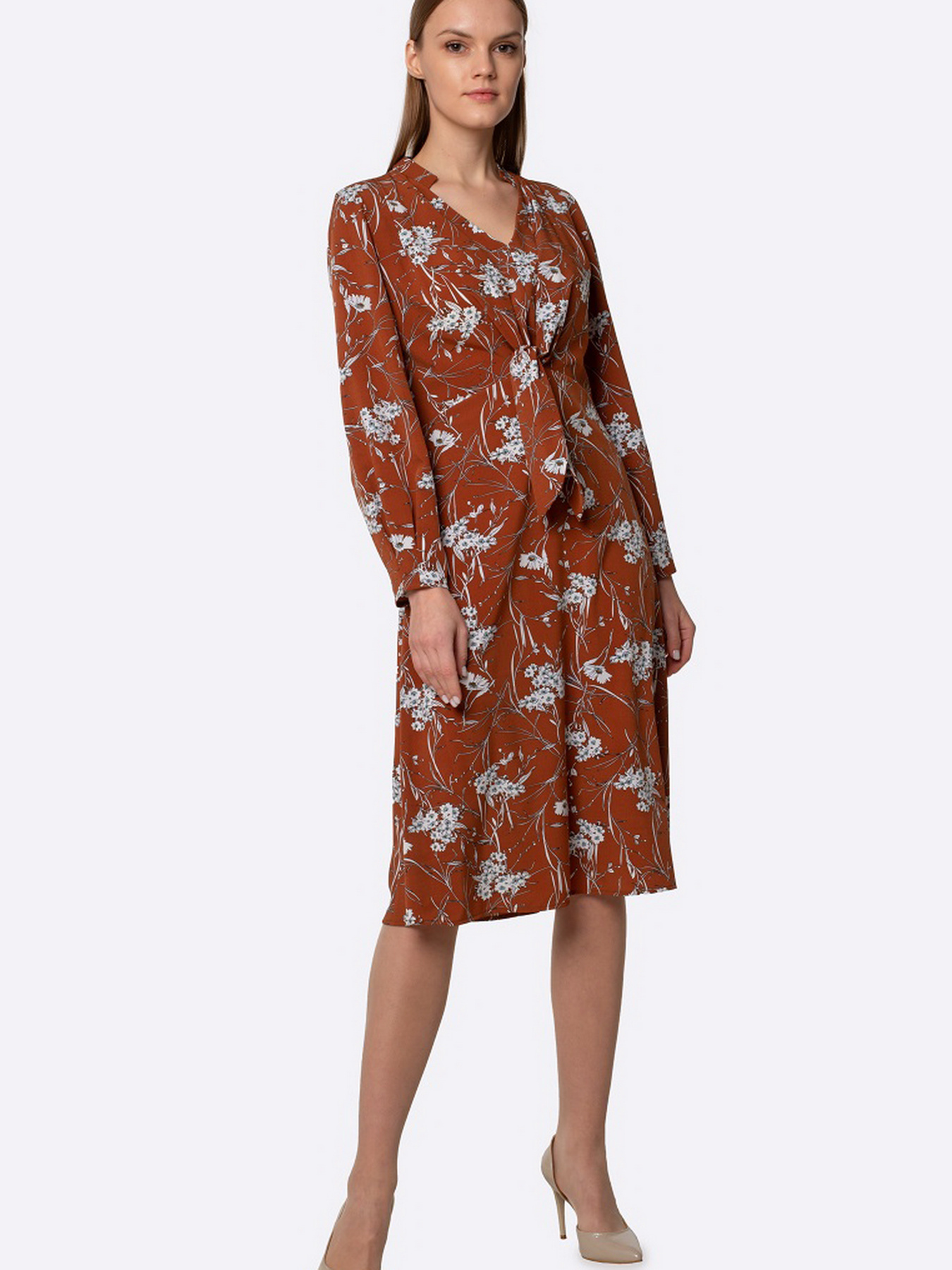 Сукня міді CAT ORANGE модель 5680 Фото