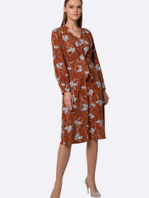 Сукня міді CAT ORANGE модель 5680 Фото