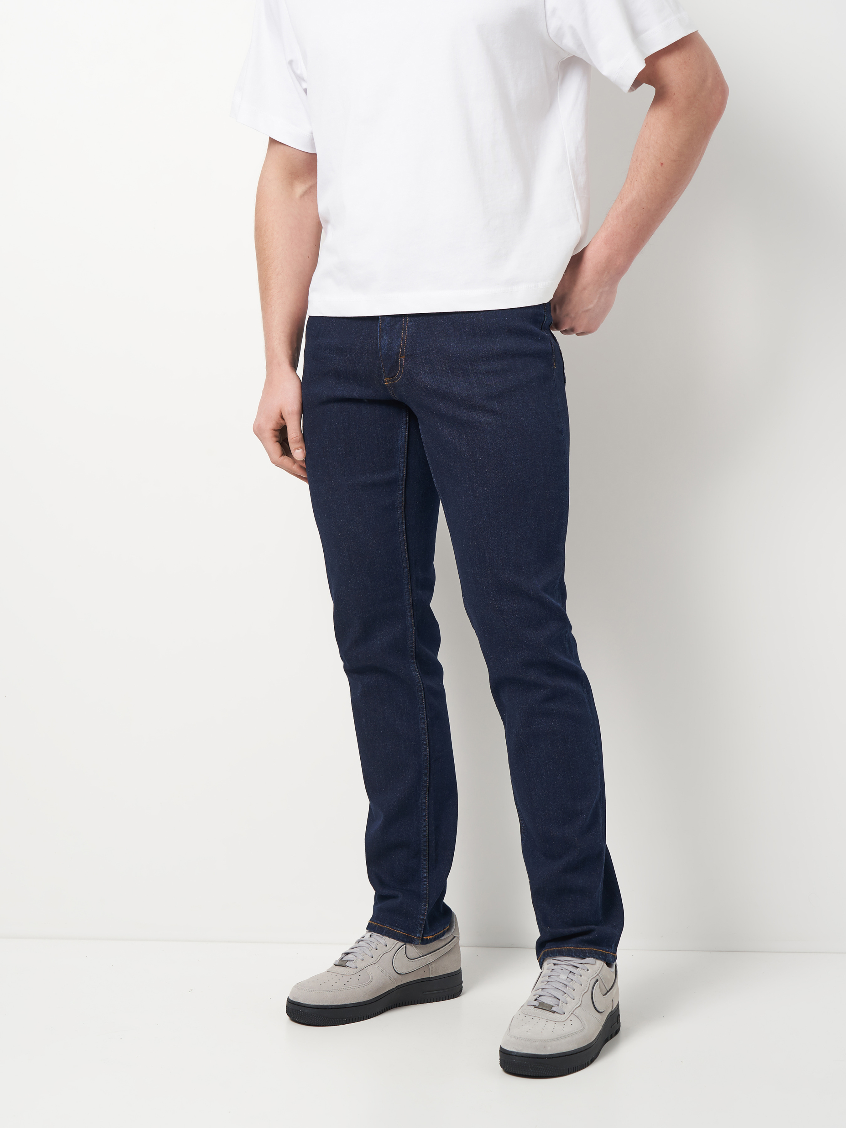 Бавовняні Чоловічі Прямі джинси Mustang Jeans Washington (2007640) колір темно-синій