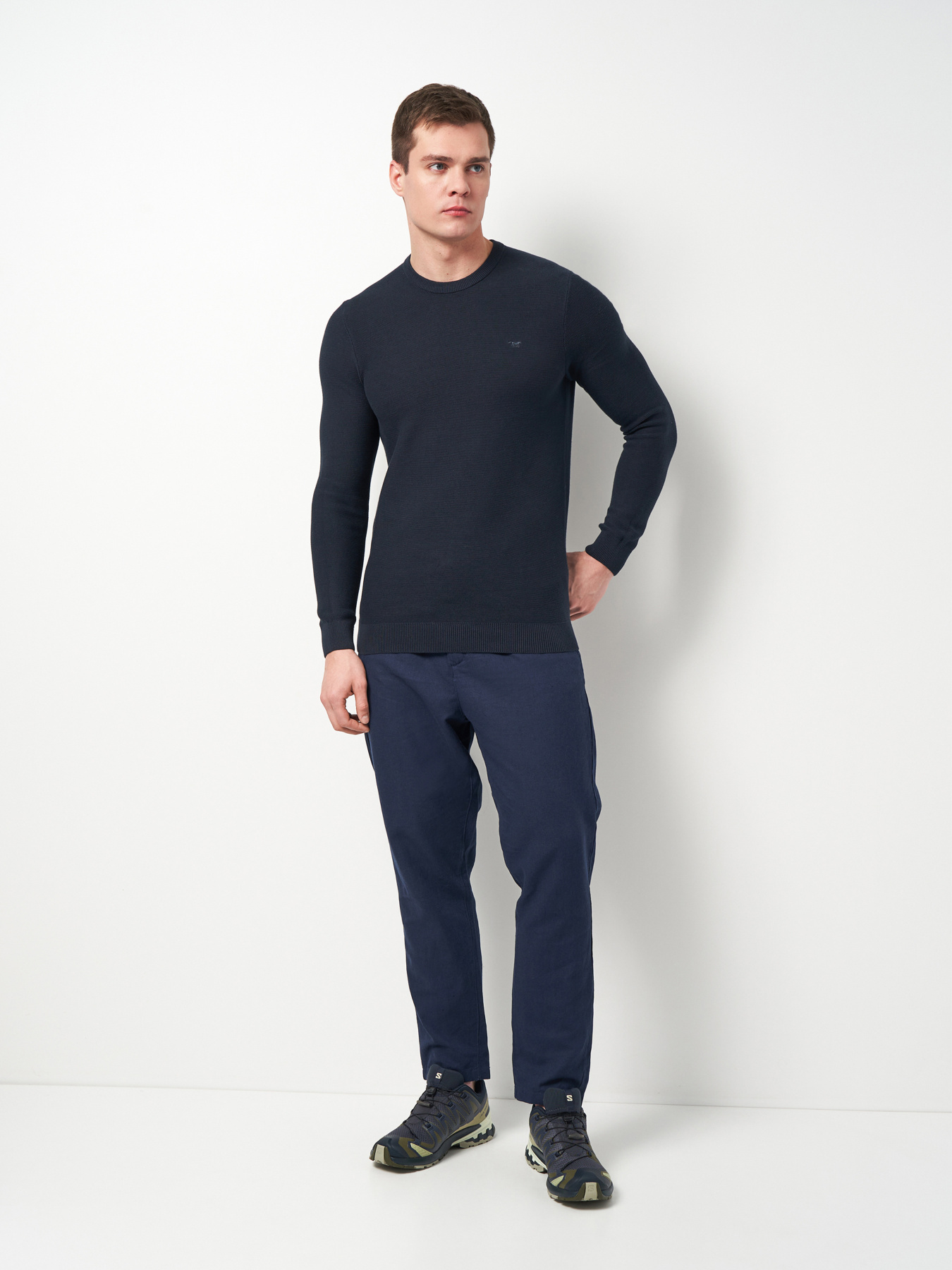 Джемпер мужской Mustang (Elliot) Темно- синий (1034688) модель 1034688 Фото