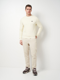 Світшот чоловічий Mustang (Ben Crewneck) Молочний  (1014511) модель 1014511 Фото