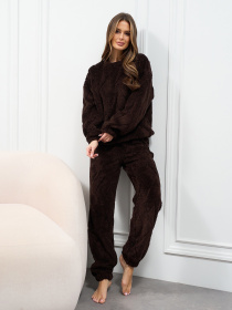 Домашняя одежда модель 15408_темно-коричневый Фото