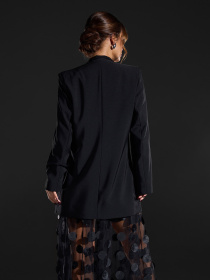 Жакет ISSA Plus модель 15420_черный Фото